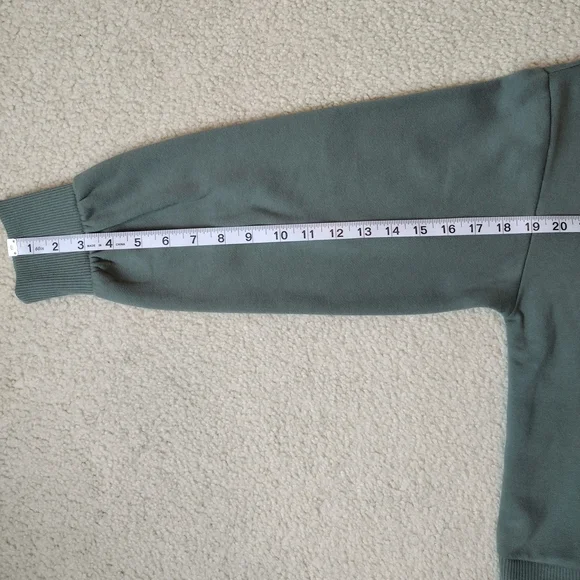 A New Day | Women's Green Quarter-zip Pullover Sweater Jacket - Picture 10 of 12